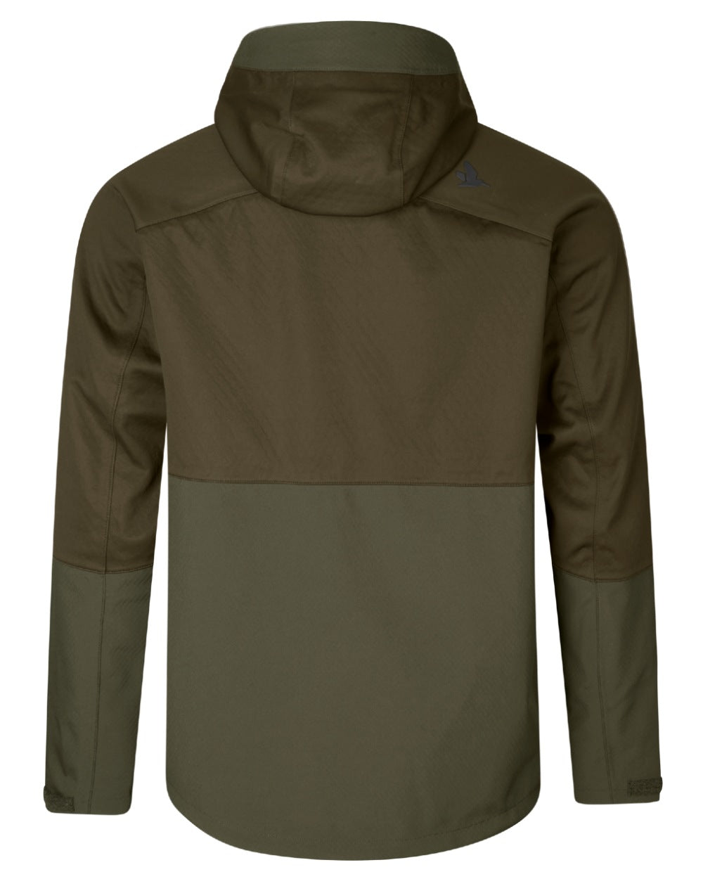 Pine Green Coloured Seeland Hawker Shell II Jacket on white background 