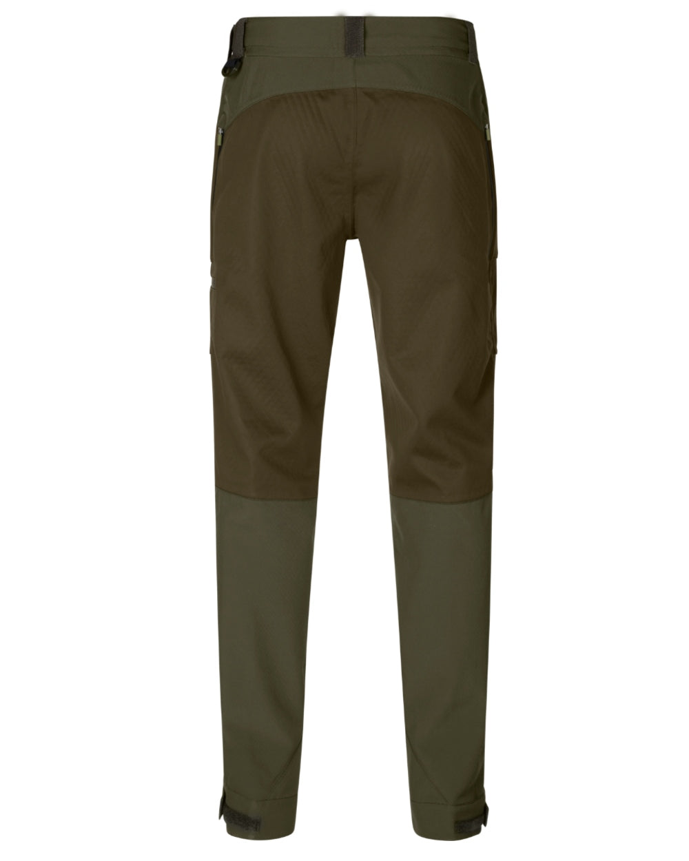 Pine Green Coloured Seeland Hawker Shell II Waterproof Trousers on white background 