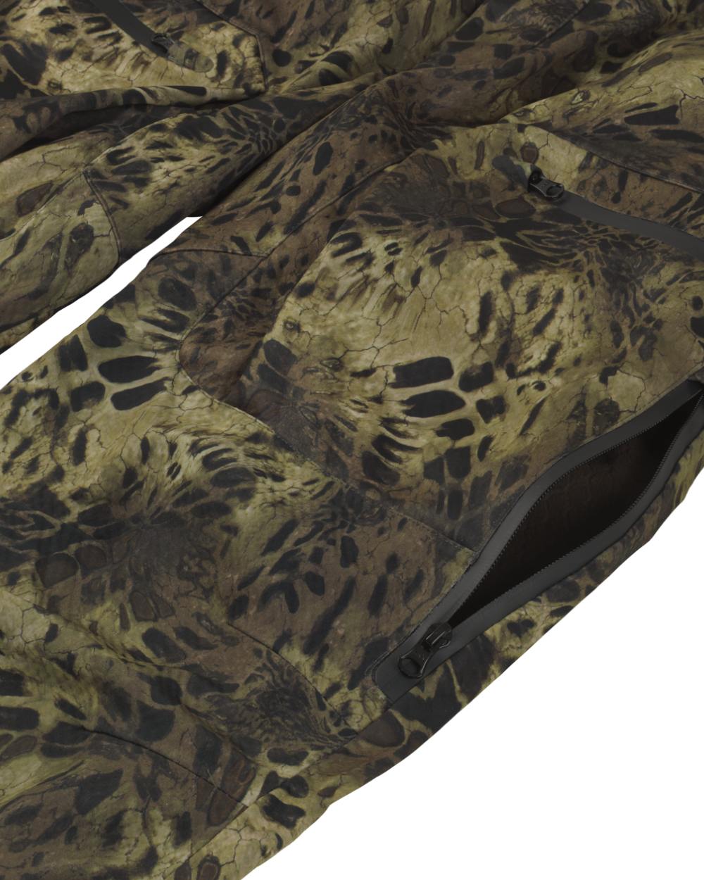PRYM1 Woodland coloured Seeland Hawker Shell Trousers on white background 