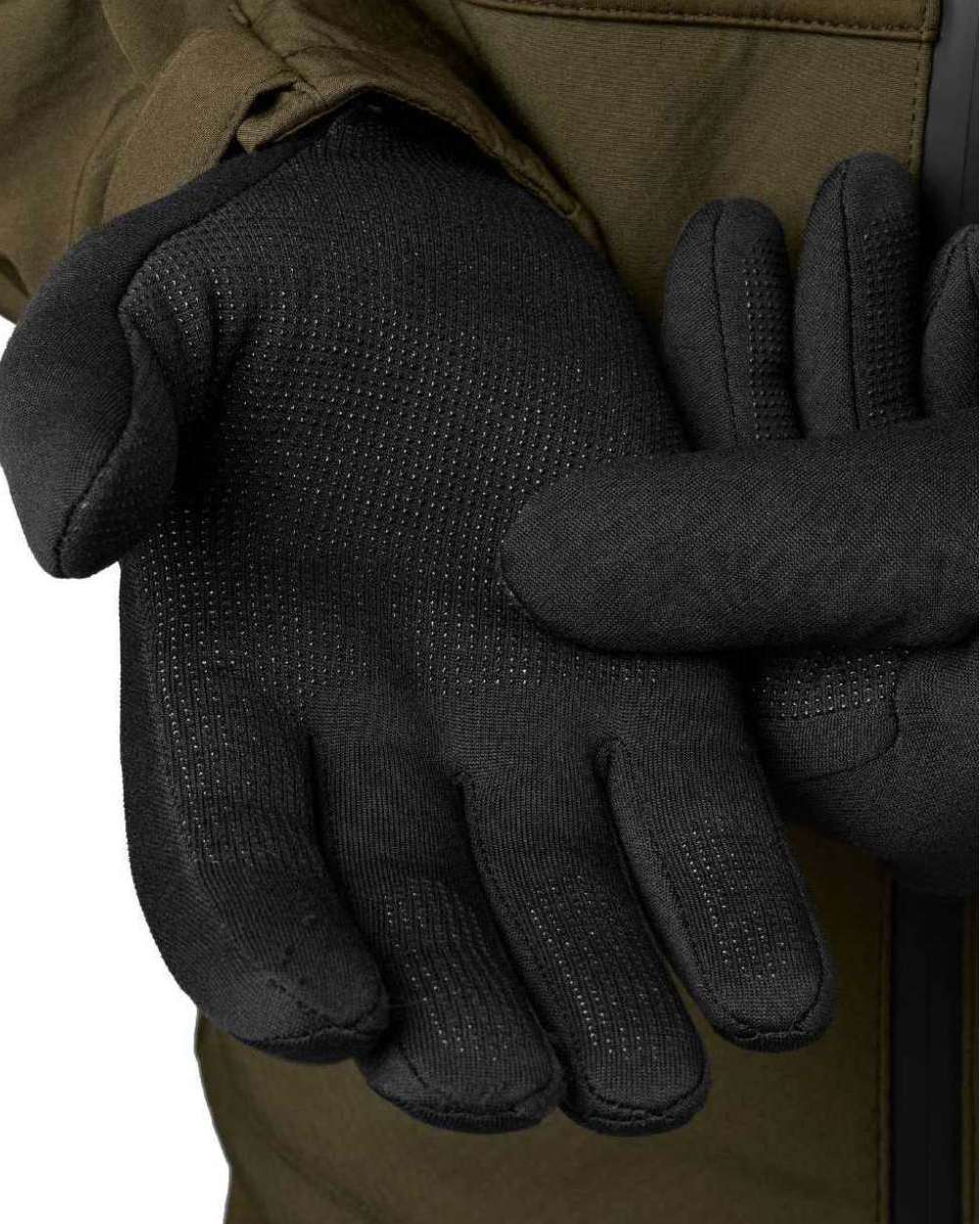 Meteorite Coloured Seeland Hawker Waterproof Gloves on white background 