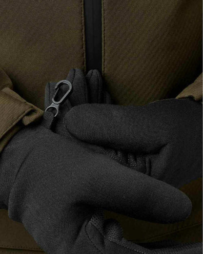 Meteorite Coloured Seeland Hawker Waterproof Gloves on white background 