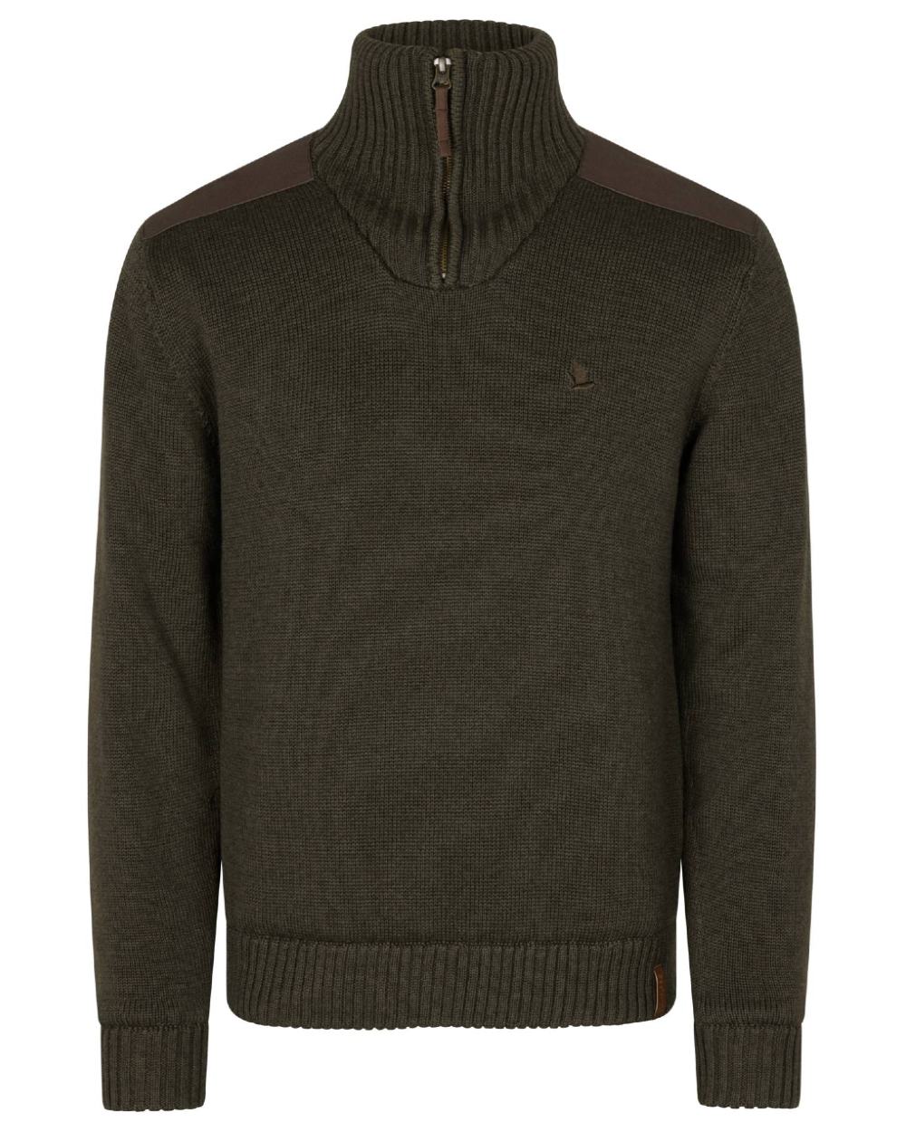 Grizzly Brown Coloured Seeland Haze Windbreaker Knit On A White Background 