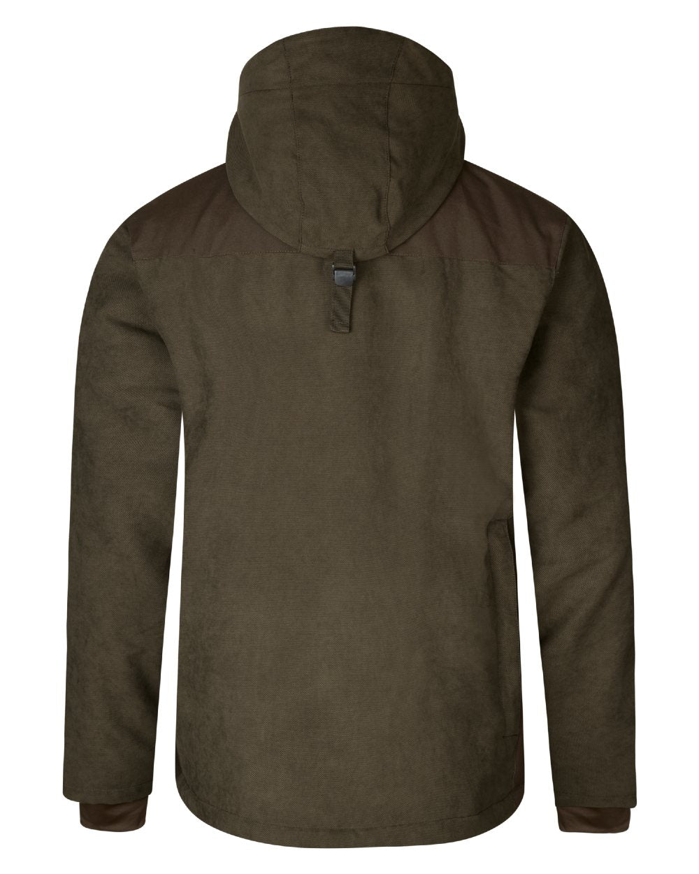 Grizzly Brown Coloured Seeland Helt II Waterproof Jacket on White background 