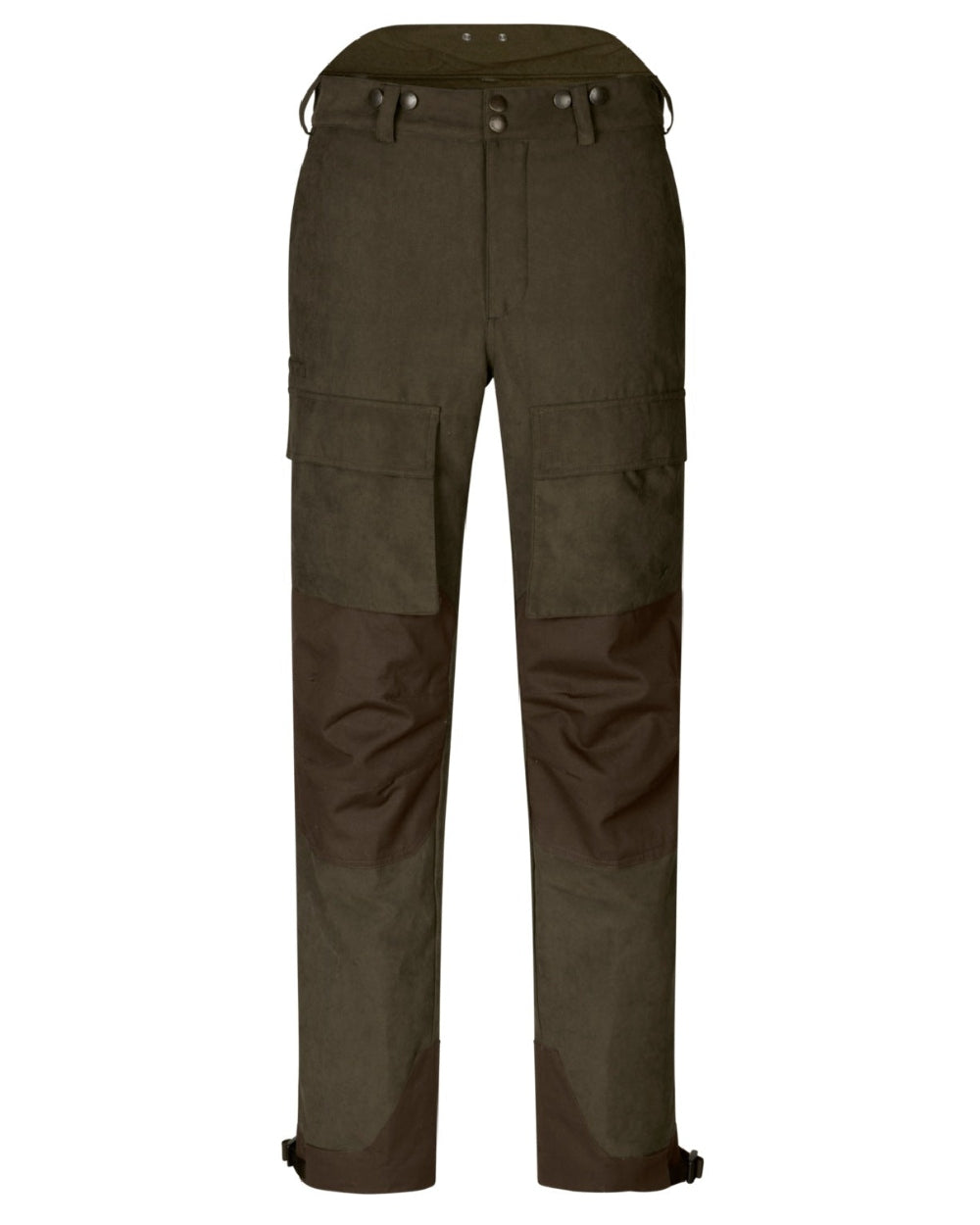 Grizzly Brown Coloured Seeland Helt II Waterproof Trousers on white background 