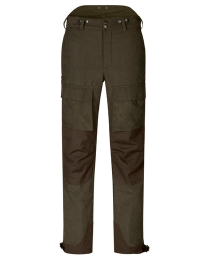 Grizzly Brown Coloured Seeland Helt II Waterproof Trousers on white background 