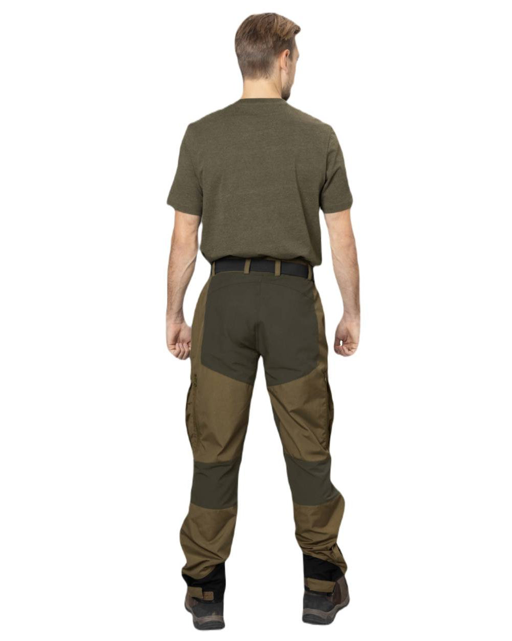 Military Olive Pine Green Coloured Seeland Hemlock Trousers on white background 