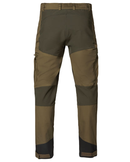 Military Olive Pine Green Coloured Seeland Hemlock Trousers on white background 