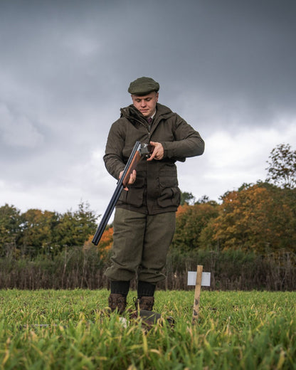 Light Pine Coloured Seeland Highpoint Jacket on outdoor background 