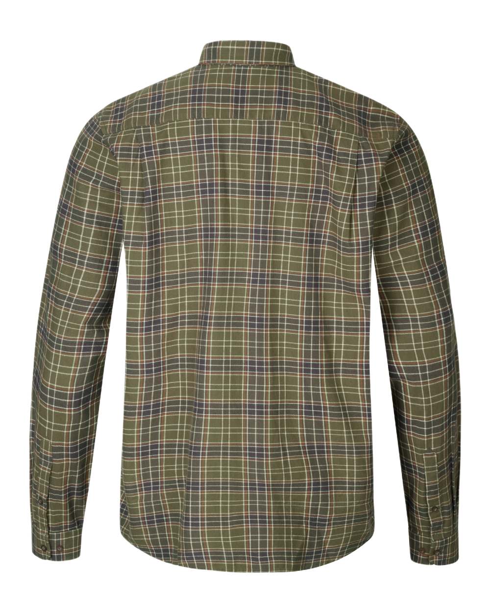 Burnt Olive Coloured Seeland Highseat Shirt on white background 