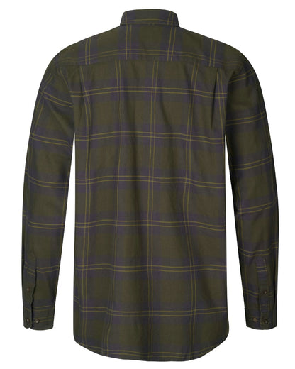 Dark Olive Coloured Seeland Highseat Shirt on white background 