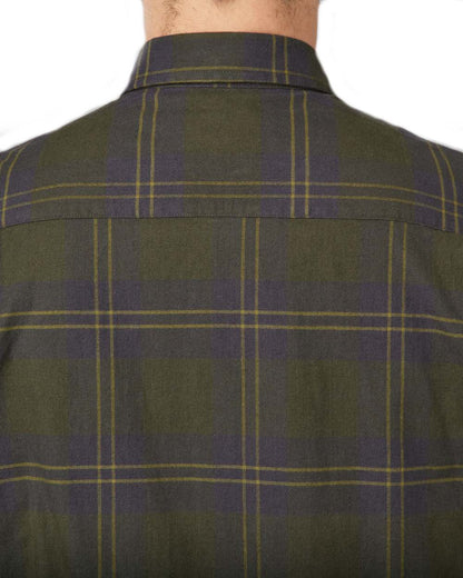 Dark Olive Coloured Seeland Highseat Shirt on white background 