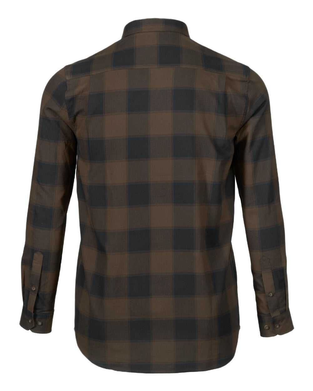 Hunter Brown Coloured Seeland Highseat Shirt on white background 
