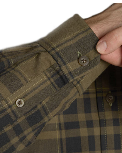 Hunter Green Coloured Seeland Highseat Shirt on white background 