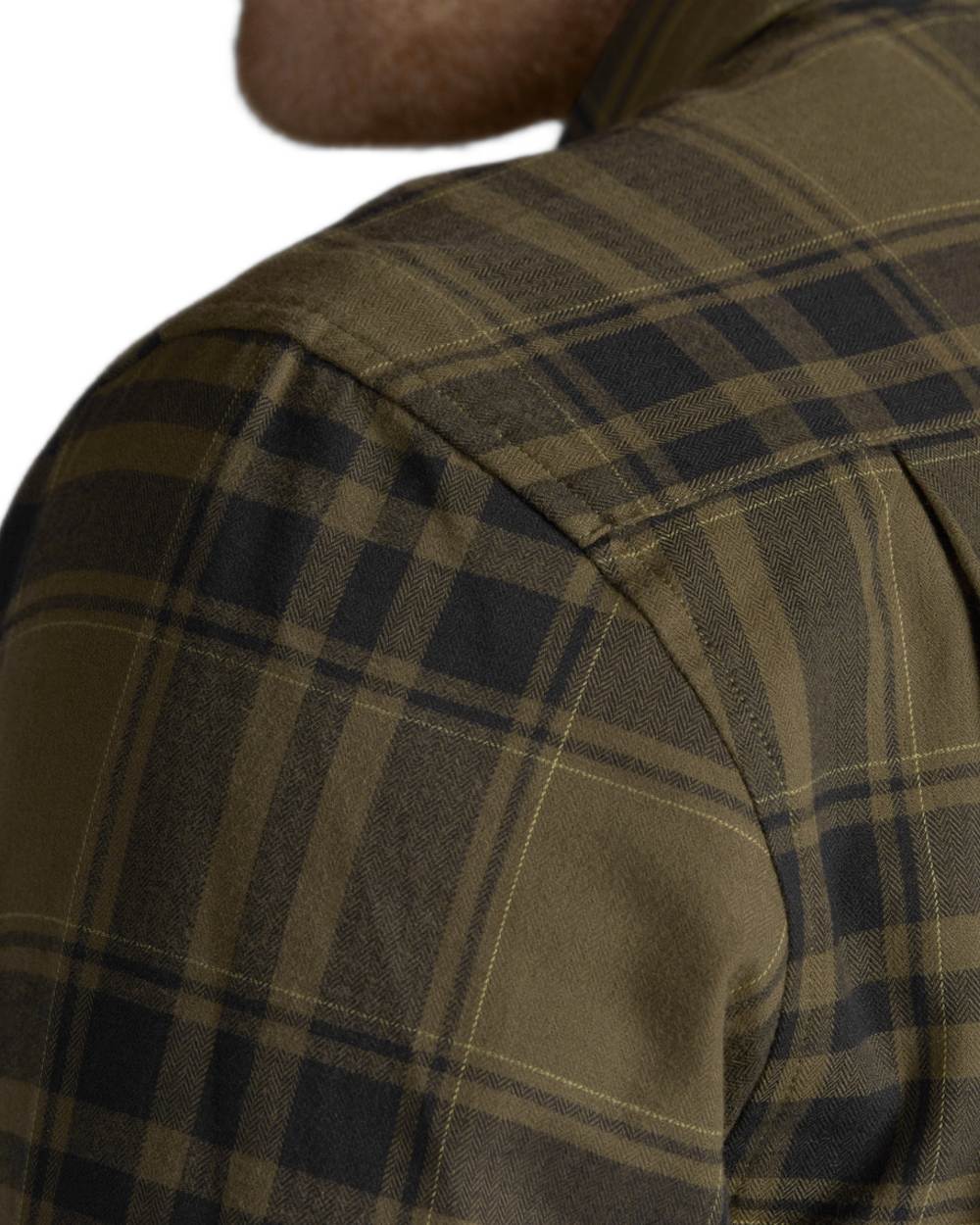 Hunter Green Coloured Seeland Highseat Shirt on white background 