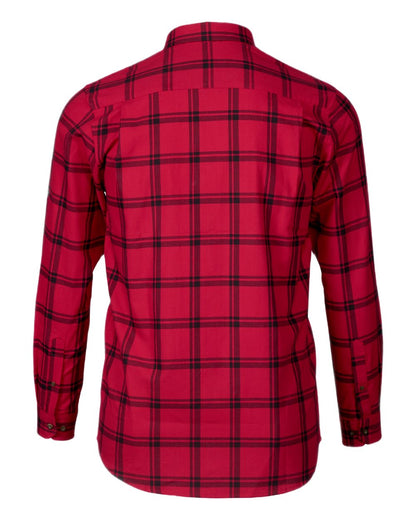 Pine Hunter Red Coloured Seeland Highseat Shirt on white background 