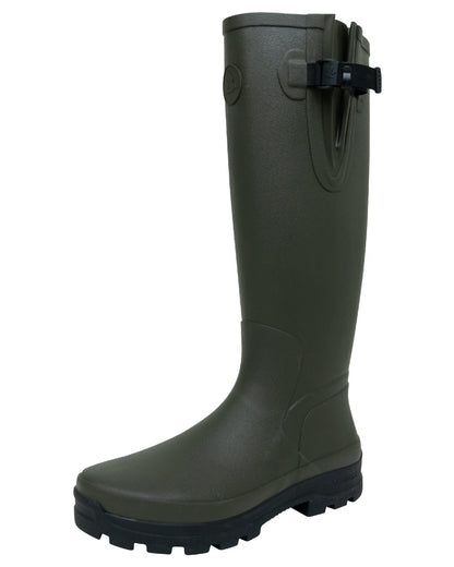 Pine Green Coloured Seeland Hillside Classic Boots on white background 