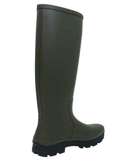 Pine Green Coloured Seeland Hillside Classic Boots on white background 