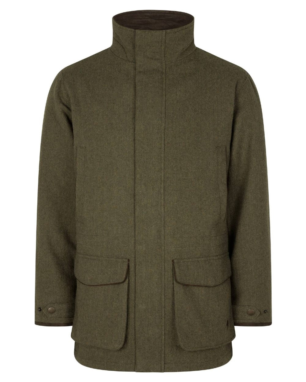 Moss Green Coloured Seeland Hillside Jacket on white background 