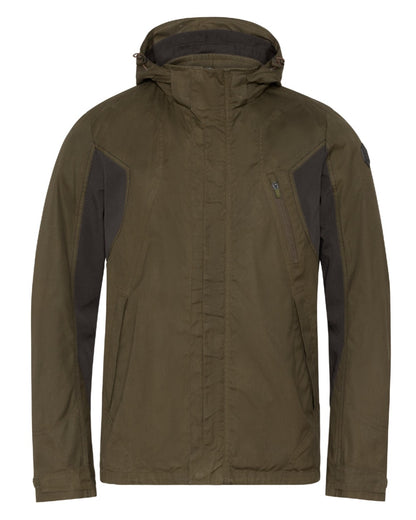 Pine Green Coloured Seeland Key-Point Active II Jacket on white background 