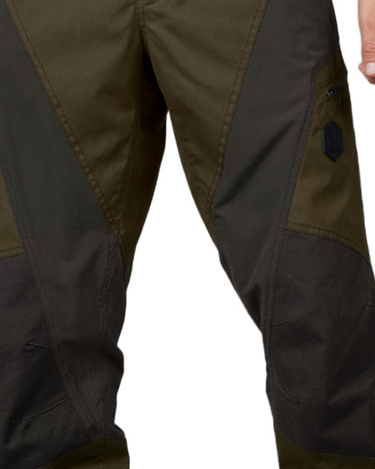 Pine Green Coloured Seeland Key-Point Active II Trousers on white background 