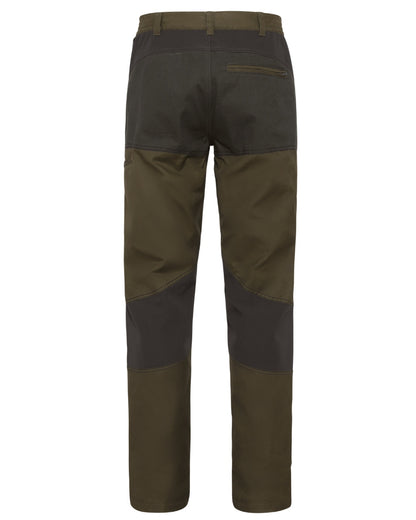 Pine Green Coloured Seeland Key-Point Active II Trousers on white background 