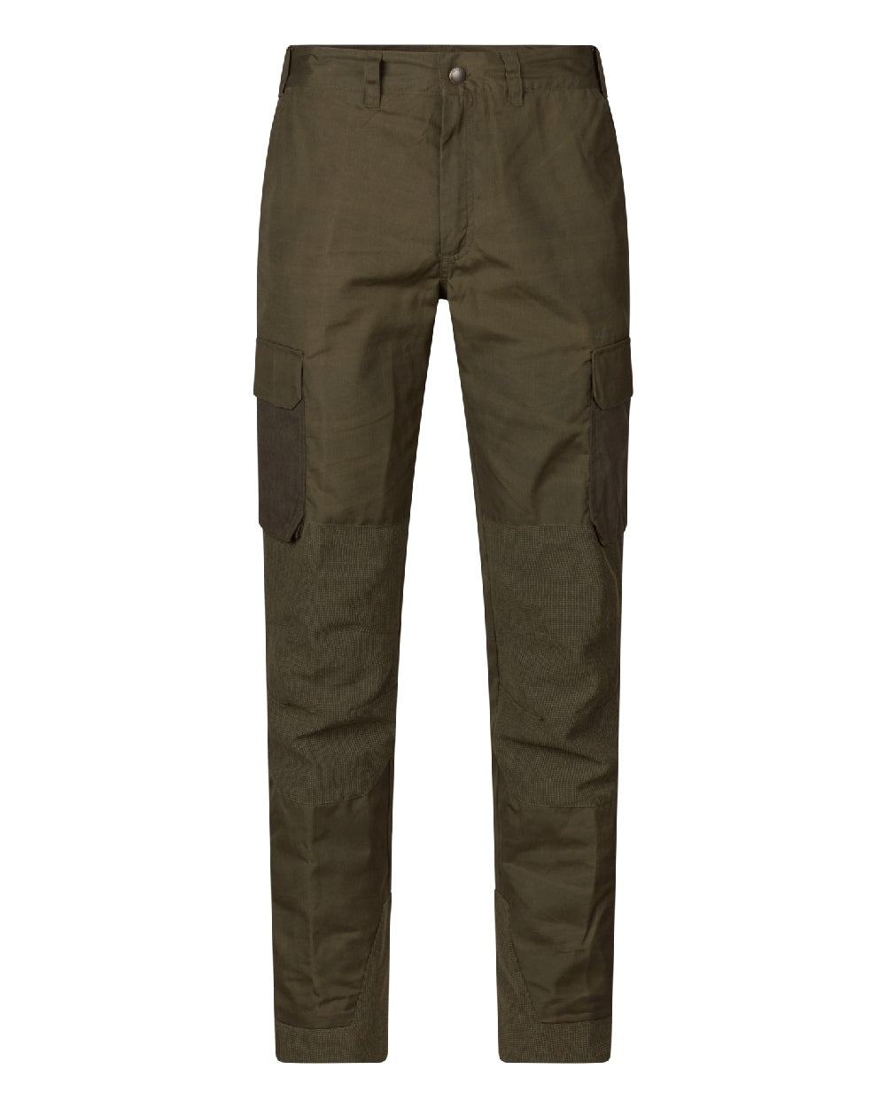 Pine Green Dark Brown Coloured Seeland Key-Point Elements Trousers on white background 