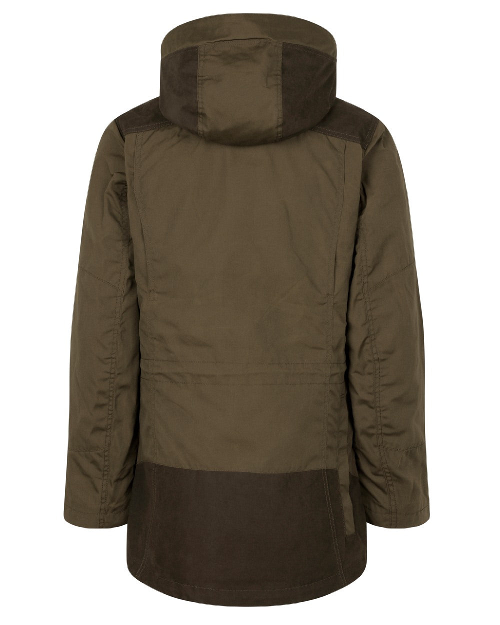 Pine Green Grizzly Brown Coloured Seeland Key-Point Kora Jacket on white background 
