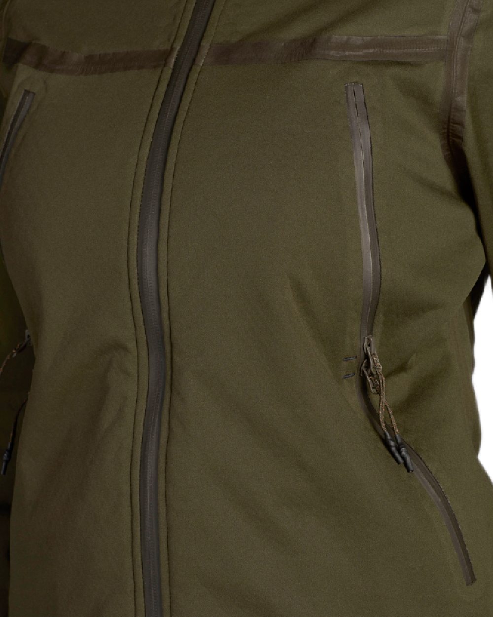 Pine Green coloured Seeland Ladies Hawker Advance Jacket on white background 