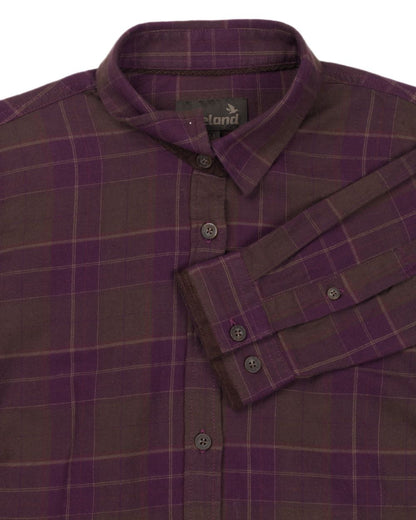 Java Check coloured Seeland Lady Range Shirt on white background 