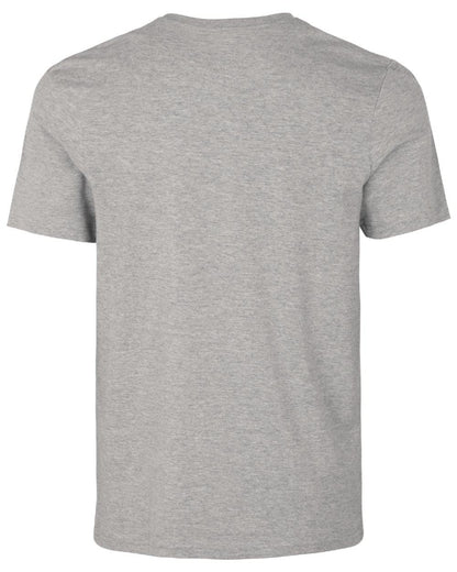 Dark Grey Melange Coloured Seeland Lanner T-Shirt on white background 