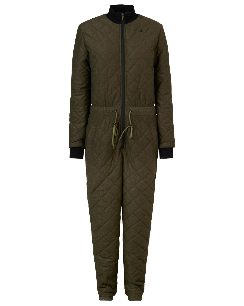 Pine Green Melange Coloured Seeland Maya Womens Onepiece on white background 