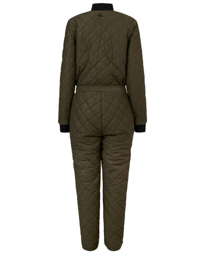 Pine Green Melange Coloured Seeland Maya Womens Onepiece on white background 