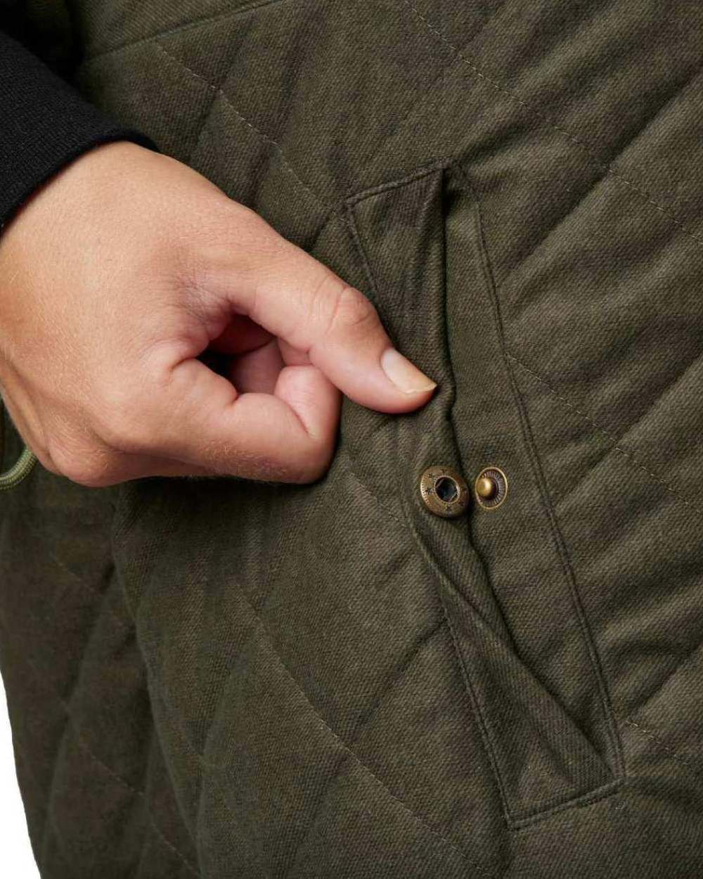 Pine Green Melange Coloured Seeland Maya Womens Onepiece on white background 