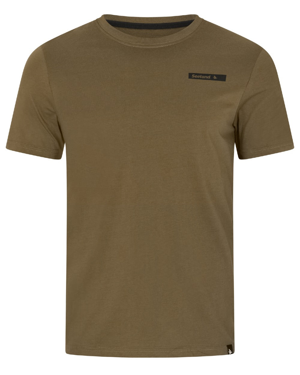 Pine Green Military Olive Grape Leaf Coloured Seeland Mens 3-Pack T-Shirt on white background 