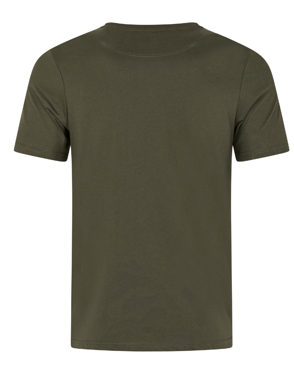 Pine Green Military Olive Grape Leaf Coloured Seeland Mens 3-Pack T-Shirt on white background 
