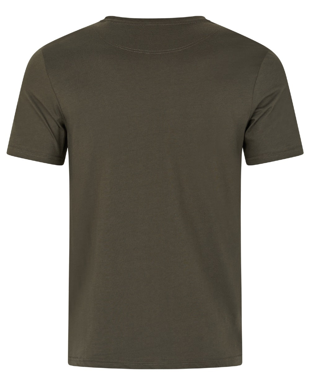 Pine Green Military Olive Grape Leaf Coloured Seeland Mens 3-Pack T-Shirt on white background 