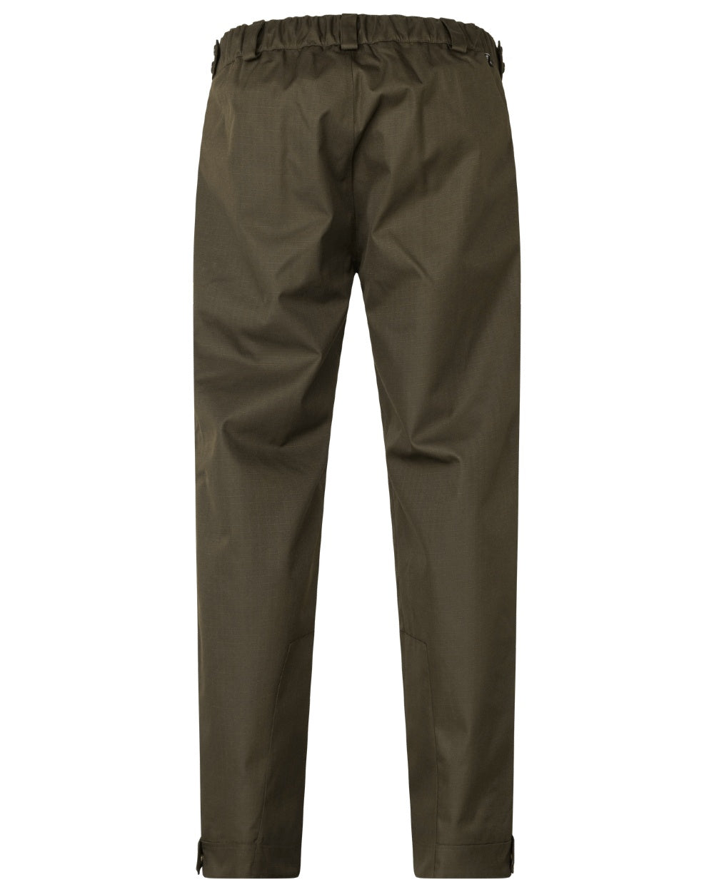Shaded Olive coloured Seeland Mens Buckthorn Duro Overtrousers on white background 