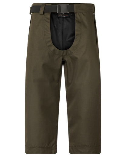 Shaded Olive coloured Seeland Mens Buckthorn Duro Treggings on white background 