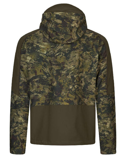 InVis MPC Green Coloured Seeland Mens Chaser Aero Camo Jacket on white background 