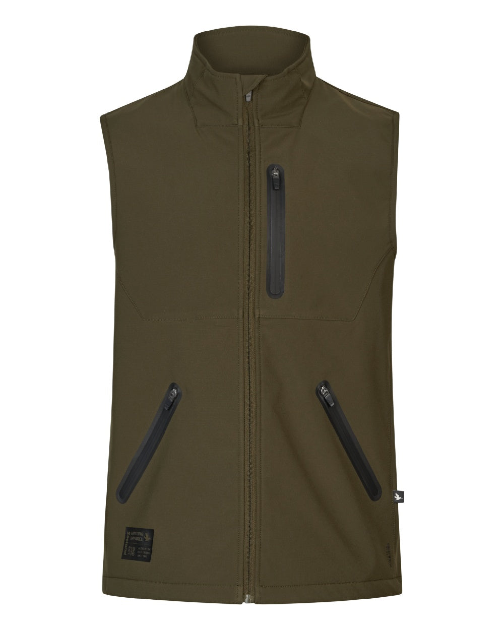 Pine Green Coloured Seeland Mens Chaser Aero Waistcoat on white background 