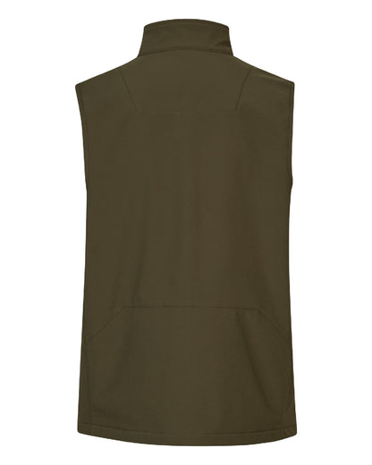 Pine Green Coloured Seeland Mens Chaser Aero Waistcoat on white background 
