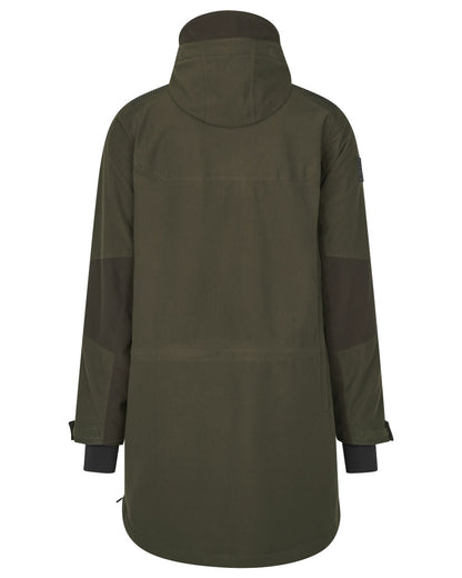 Pine Green coloured Seeland Mens Chaser BGH Smock on white background 