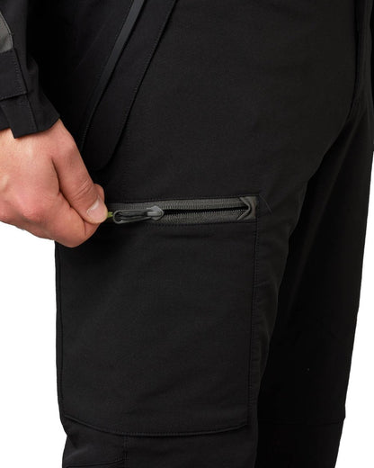 Meteorite Coloured Seeland Mens Dog Active Trousers on white background 