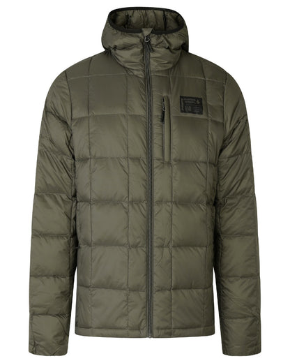 Grape Leaf coloured Seeland Mens Fahrenheit Ultimo Down Jacket on white background 