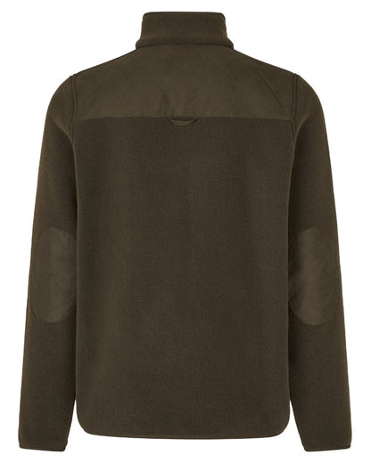 Light Pine Coloured Seeland Mens Fog Fleece Jacket on white background 