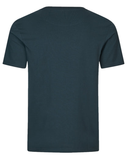 Dark Blue Coloured Seeland Mens Fragment T-Shirt on white background 