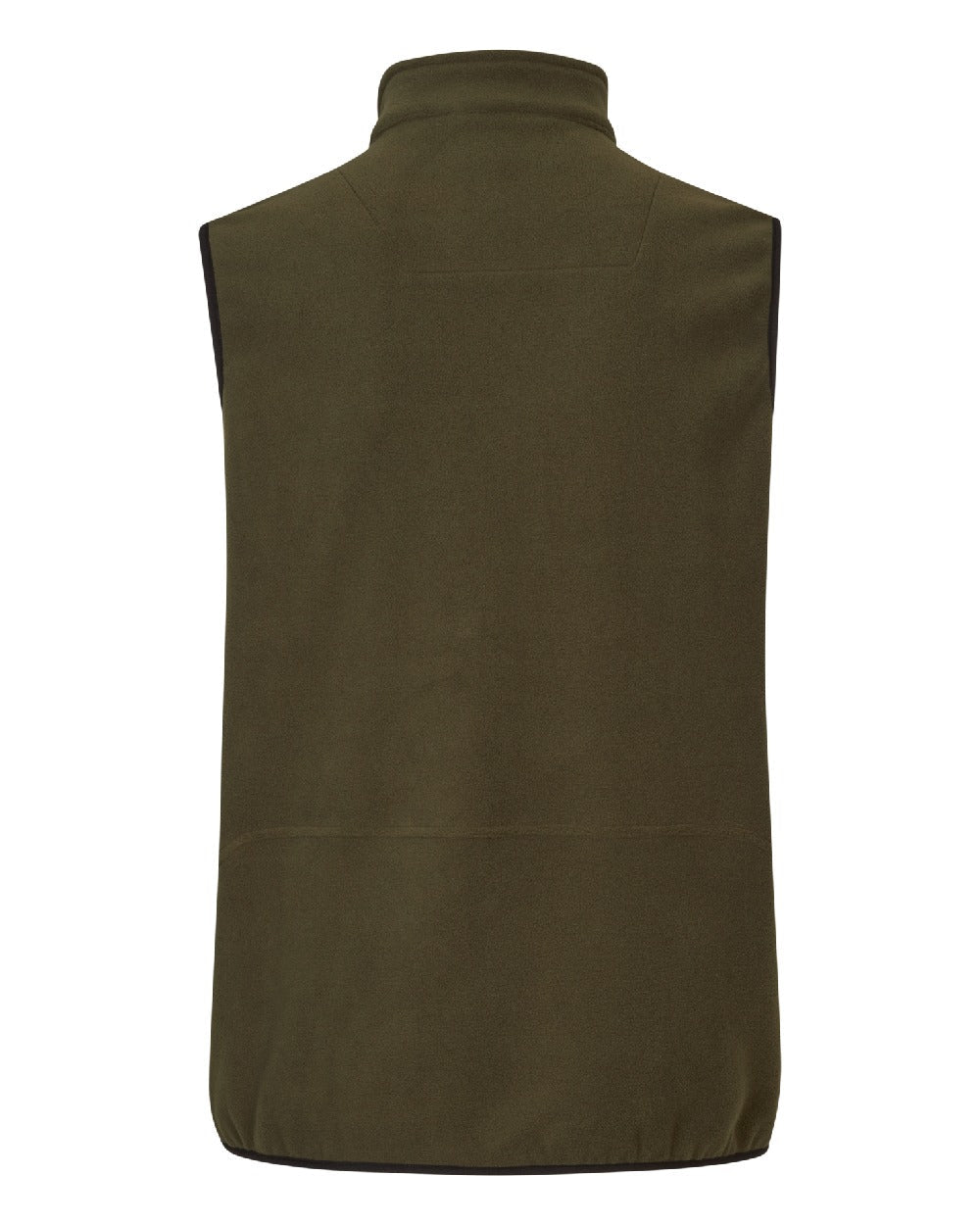 Pine Green Coloured Seeland Mens Gale Fleece Waistcoat on White background 