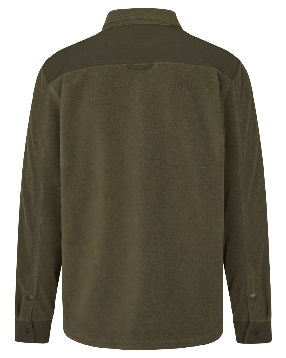 Grape Leaf Coloured Seeland Mens Gust Fleece Shirt on white background 