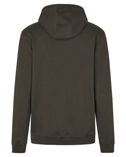 Pine Green Coloured Seeland Mens On Point Hoodie on white background 