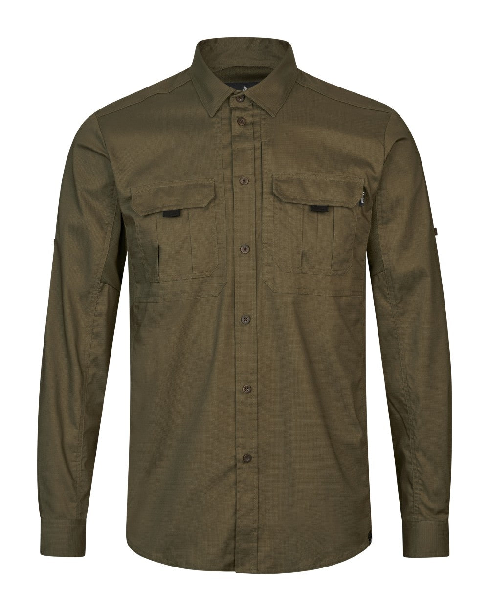 Grape Leaf Coloured Seeland Mens Selous Shirt in White Background
